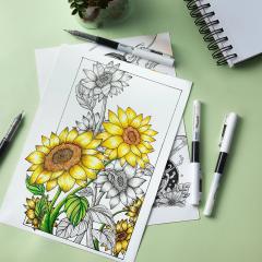 Set 9 fineliners - Ohuhu Kohala - Black