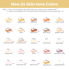 Set 24 markere - Ohuhu Skin Tone - Blender Etui