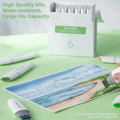 Set 6 markere - Ohuhu Molokai - Halcyon Oasis