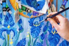 Set complet de pictura - Ohuhu Acuarele acrilice, 78 piese