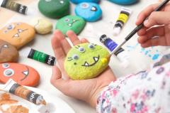 Set complet de pictura - Ohuhu Acuarele acrilice, 78 piese