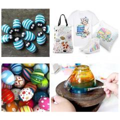 Set complet de pictura - Ohuhu Acuarele acrilice, 78 piese