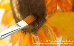 Set complet de pictura - Ohuhu Acuarele acrilice, 78 piese