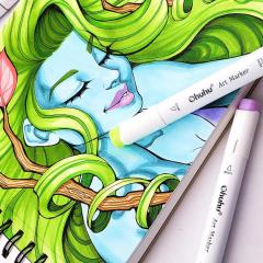 Caiet de schite - Ohuhu Spiral-Bound Marker Pad for Alcohol Markers, 29.7x42cm