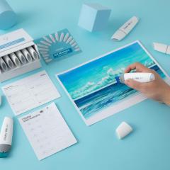 Set 6 markere - Ohuhu Molokai - Sky Glass