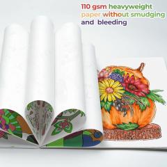 Set 48 markere si carte de colorat - Ohuhu