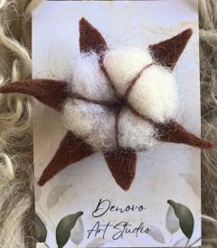 Brosa - Floare bumbac