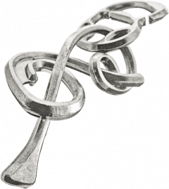 Puzzle mecanic - Mini Huzzle Enigma - Black