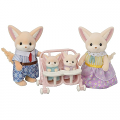 Set 4 Figurine - Sylvanian Families - Familia Vulpitelor