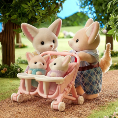 Set 4 Figurine - Sylvanian Families - Familia Vulpitelor