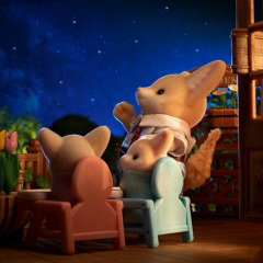 Set 4 Figurine - Sylvanian Families - Familia Vulpitelor