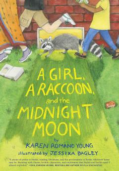 A Girl, a Raccoon, and the Midnight Moon