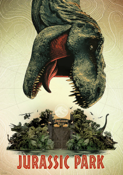 Puzzle 1000 piese - Jurassic Park