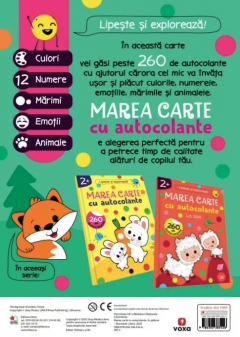 Marea carte cu autocolante. In padure