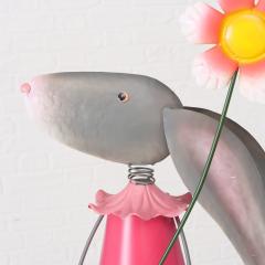 Obiect decorativ - Hilma - Rabbit, 100cm, Iron grey