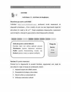 Psihopedagogia adolescentilor, tinerilor si adultilor