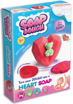 Set creativ - Soap Dough - Heart Soap Red
