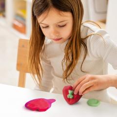 Set creativ - Soap Dough - Heart Soap Red