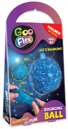 Set creativ - Goo Flex - Bouncing Ball, albastru