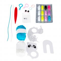 Set creativ - Magic Glitter - Diy Keychains, Panda & Unicorn
