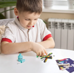 Set creativ - Paper Patch - Wooden Helicopter