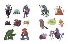 The Dungeonmeister RPG Sticker Book