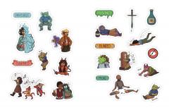 The Dungeonmeister RPG Sticker Book