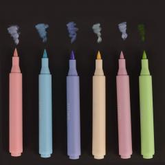 Set 6 markere acrilice, tip pensula - Artist