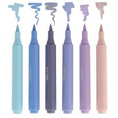 Set 6 markere acrilice, tip pensula - Artist