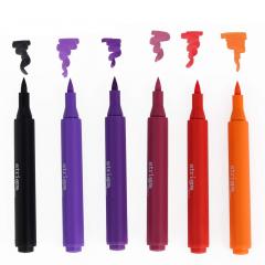 Set 6 markere acrilice, tip pensula - Artist