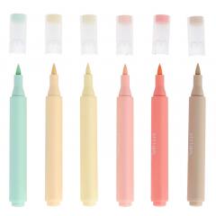 Set 6 markere acrilice, tip pensula - Artist