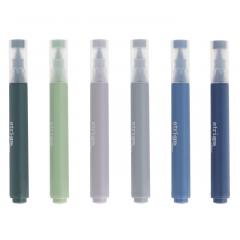 Set 6 markere acrilice, tip pensula - Artist