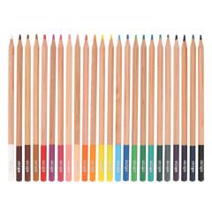 Set 24 creioane colorate din lemn de cedru - Artist