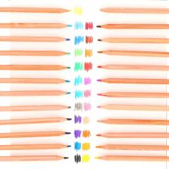 Set 24 creioane colorate din lemn de cedru - Artist