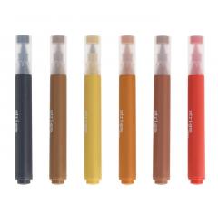 Set 6 markere acrilice, tip pensula - Artist