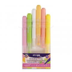 Set 6 markere acrilice, tip pensula - Artist