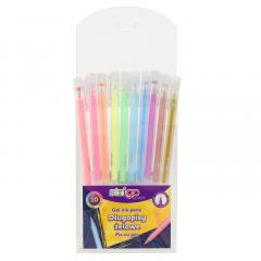 Set 10 pixuri cu gel - Multicolor