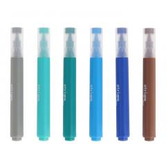 Set 6 markere acrilice, tip pensula - Artist