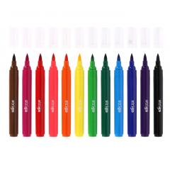 Set 12 carioci tip pensula - Jumbo