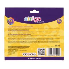 Set 12 carioci tip pensula - Jumbo