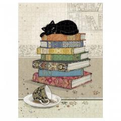 Puzzle 500 piese - Bug Art - Chaton Livres