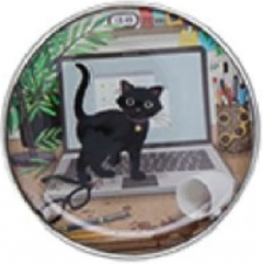 Oglinda compacta  - Bug Art - Erudits (4 modele - Pret pe bucata)