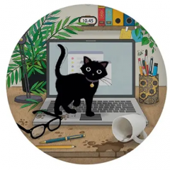 Magnet - Bug Art - Chaton Ordi