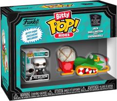 Figurina - Bitty Pop! Rides - Jack Skellington with Snowmobile