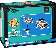 Figurina - Bitty Pop! Rides - Jack Skellington with Snowmobile