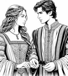 Romantasy Coloring Book