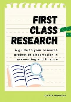 Coperta cărții First Class Research