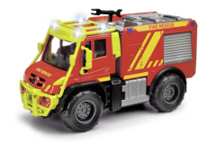 Masinuta pompieri - Majorette Mercedes Unimog U530 (Cu sunete si lumini)