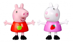 Set 2 figurine - Peppa Pig & Suzy Sheep