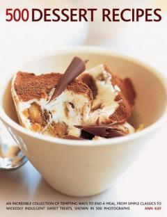 Coperta cărții 500 Dessert Recipes